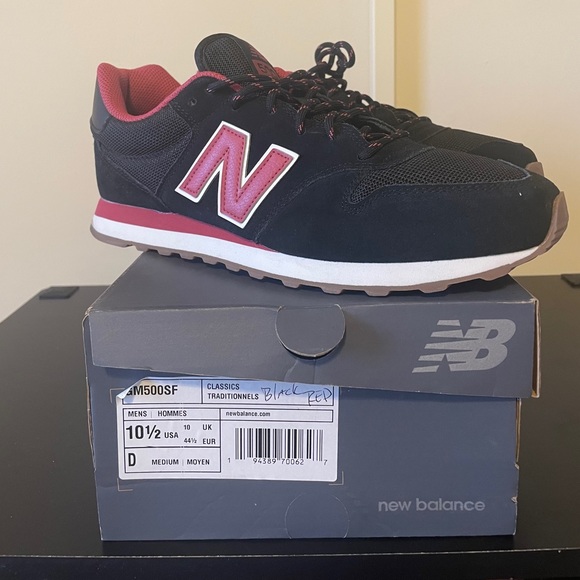 Black & red New Balance - Picture 2 of 3